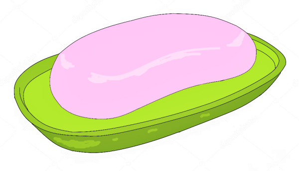 Мультяшное прозрачное мыло