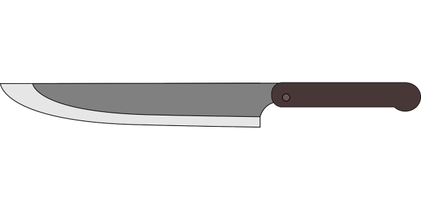 Нож без фона