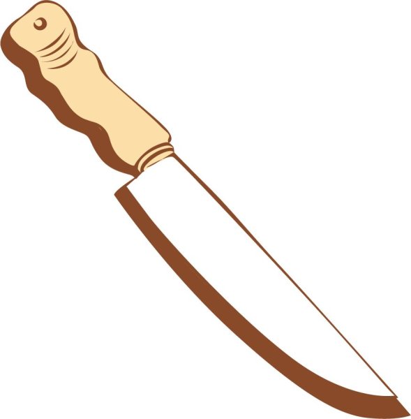 Ножик мультяшный