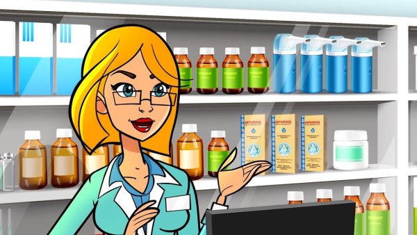 Фармацевт мультяшный