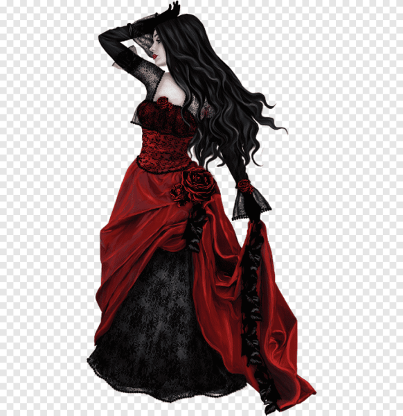 Готические девушки без фона