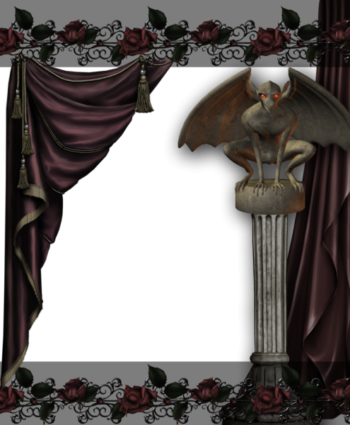 Девушка гот на белом фоне