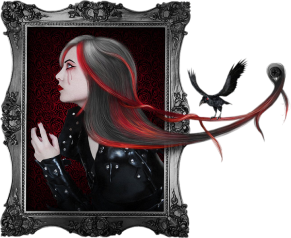 Готический персонаж арт