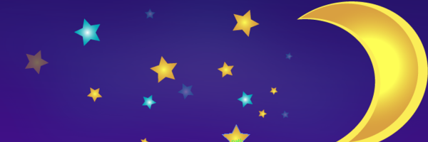 Луна и звезды для детей