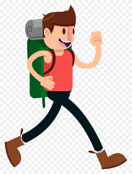 Путешественник без фона