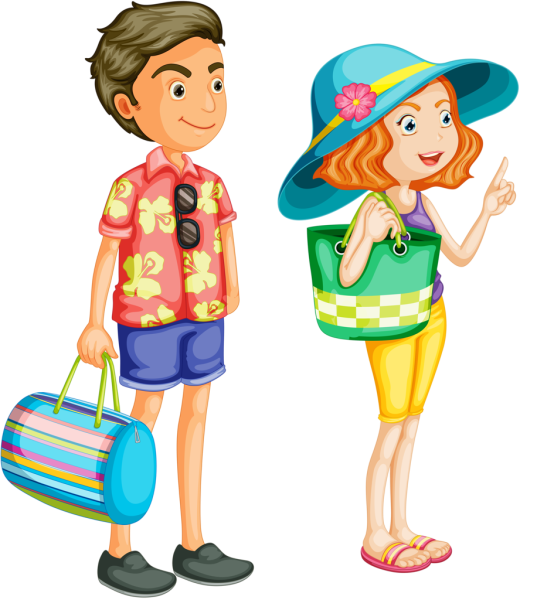 Турист иллюстрация