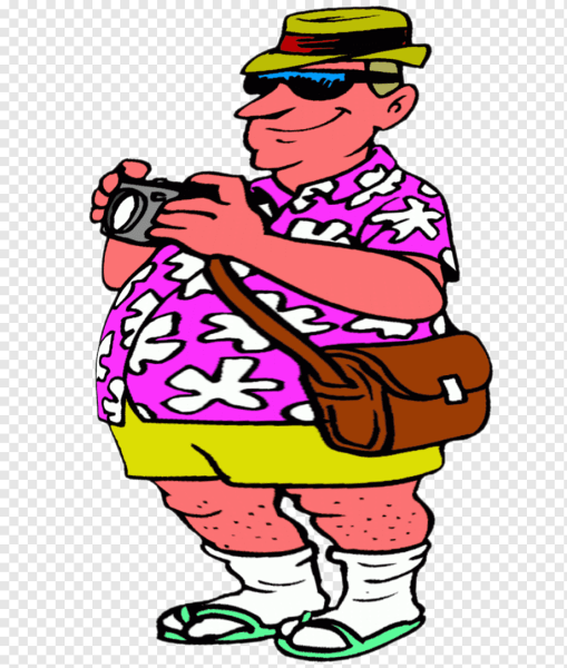 Поход на прозрачном фоне