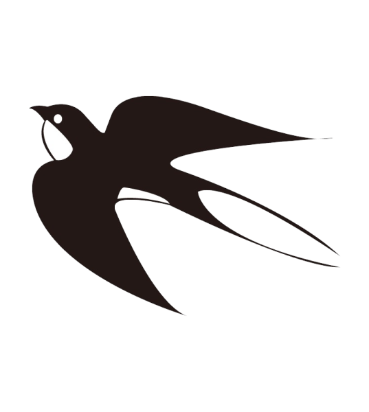 Трафарет ласточки