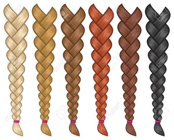 Косичка мультяшная