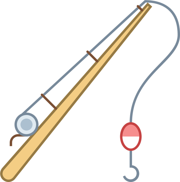 Удочка мультяшная