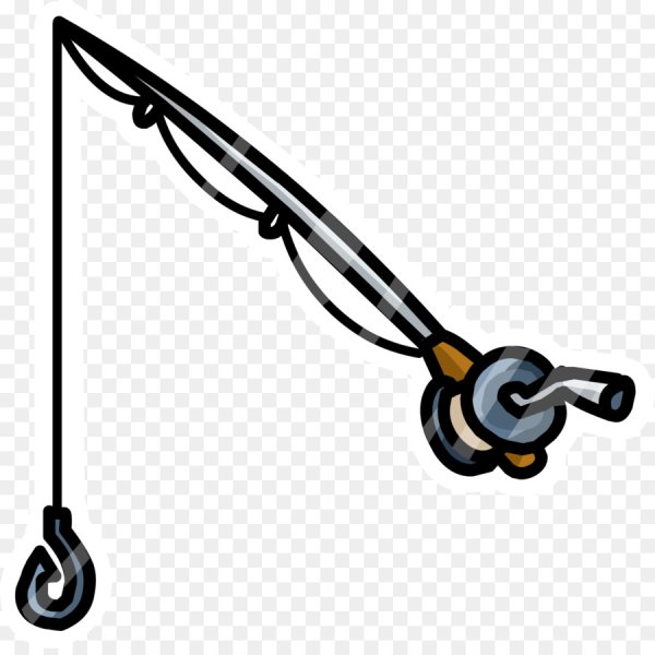 Удочка нарисованная