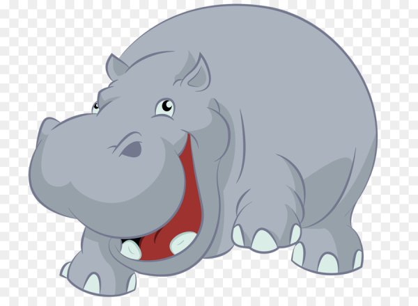 Бегемоты мультяшные