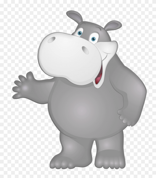 Бегемот мультяшный