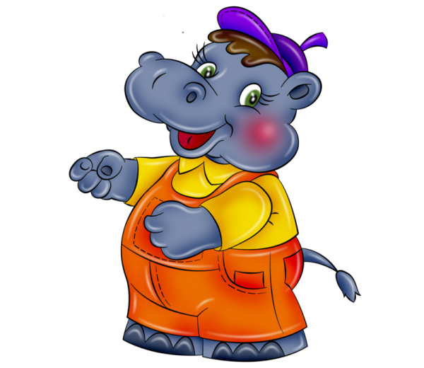 Весёлые детские персонажи