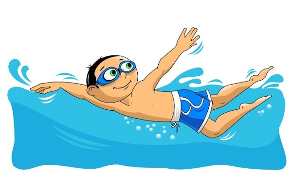 Значок пловца