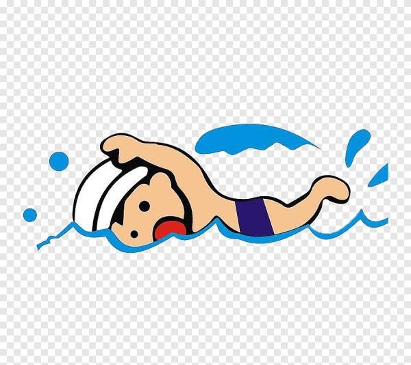 Пловец Графика