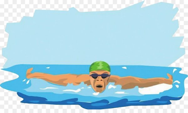 Мультяшные пловцы