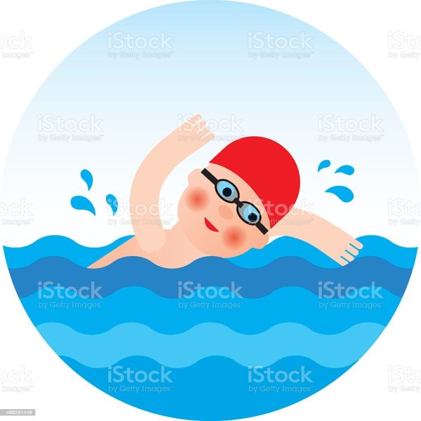 Рисовать пловца