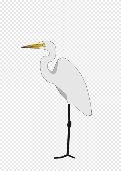 Цапля для детей