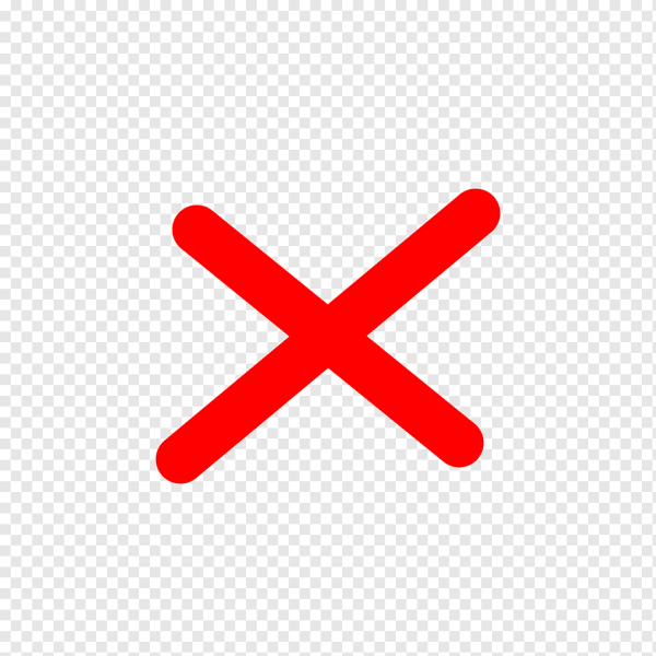 Крестик запрещено