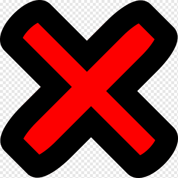 Крестик значок