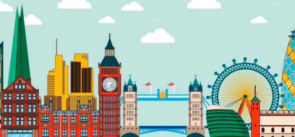 Лондон Векторная иллюстрация