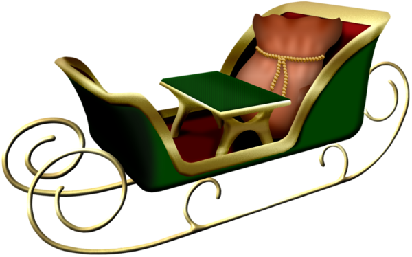 Санки без фона