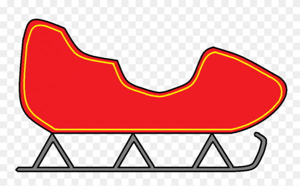 Санки футаж