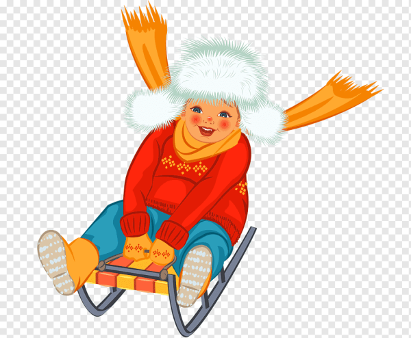 Мальчик на санках