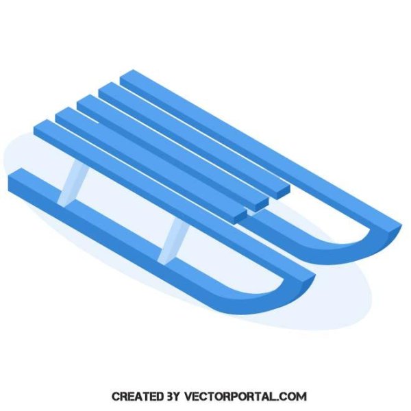 Санки мультяшный