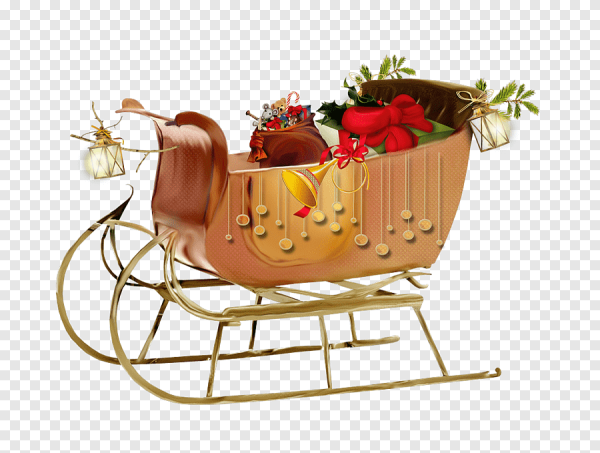 Сани с подарками