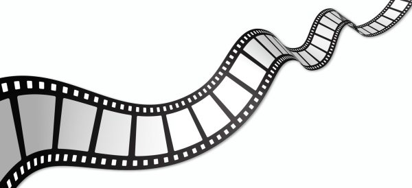 Кинопленка на прозрачном фоне