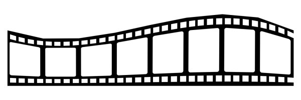 Фотопленка на белом фоне