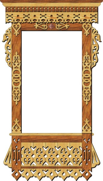 Наличники на окна вектор