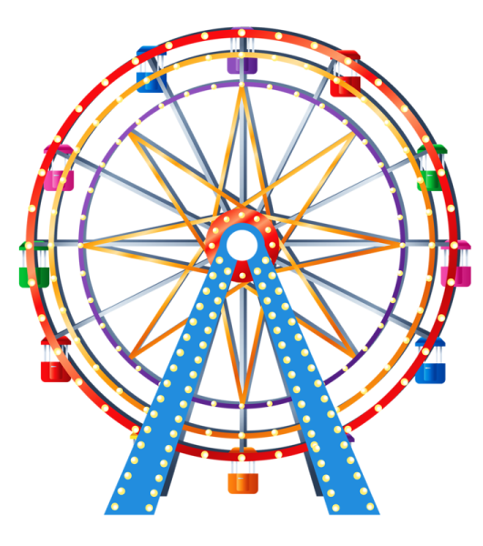 Колесо обозрения без фона