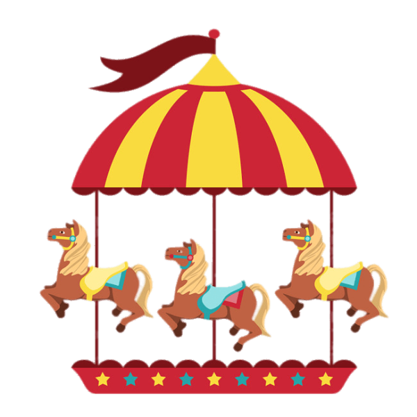 Детская Карусель вектор