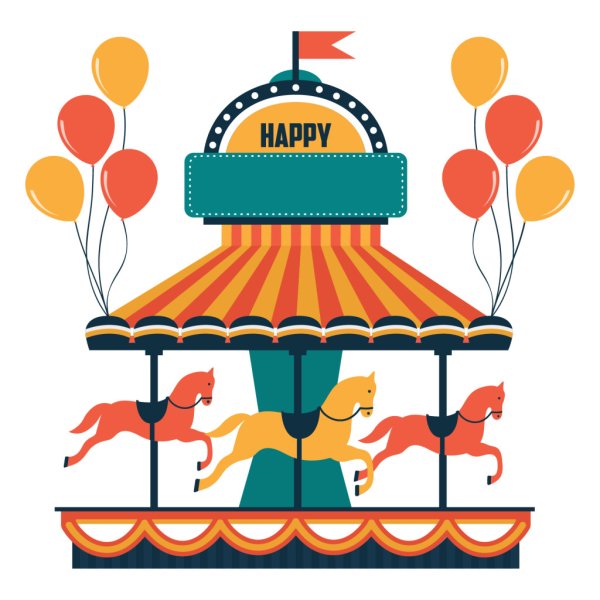 Карусель вектор