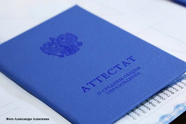 Школьник с аттестатом