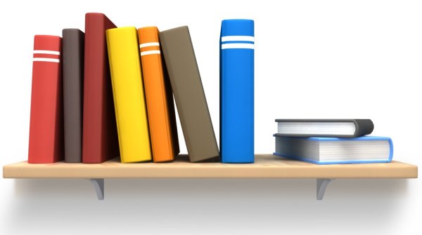 Полка с книжками