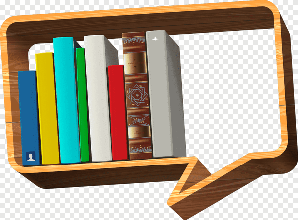 Библиотечные стеллажи прозрачный фон
