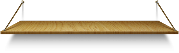 Полка на прозрачном фоне