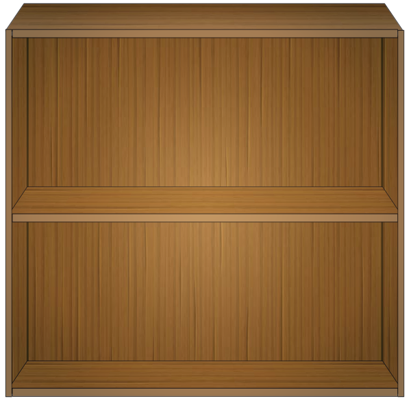 Шкаф с пустыми полками