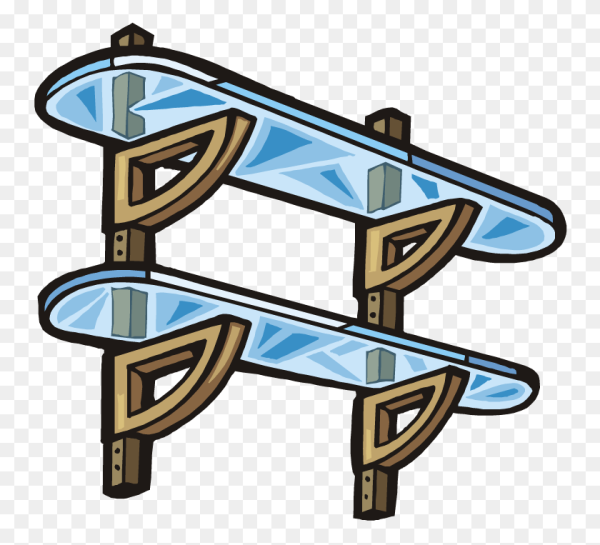 Полка мультяшная