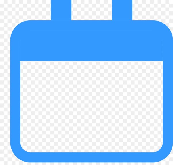 Значок календаря на прозрачном фоне