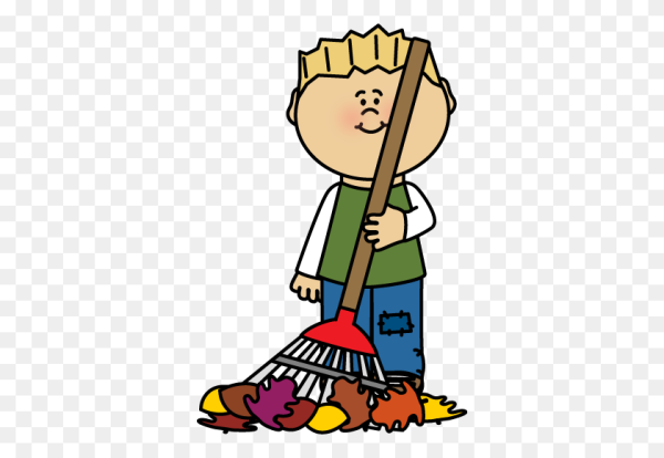 Субботник на прозрачном фоне