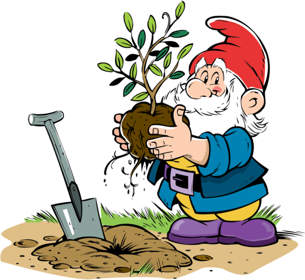 Гном садовник