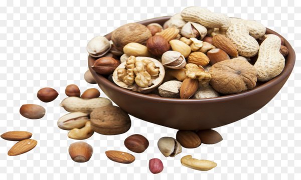 Тарелка с орехами