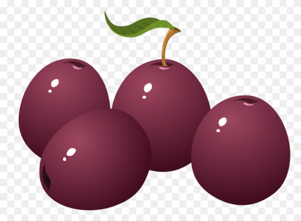 Слива мультяшная