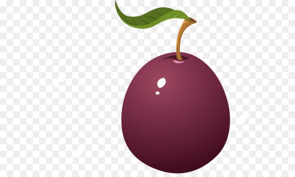 Слива мультяшная