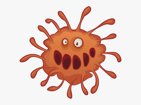 Коронавирус микробы мультяшный